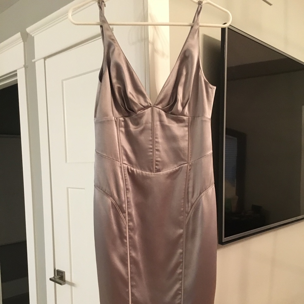 Marciano dress size small. Grey/silver color